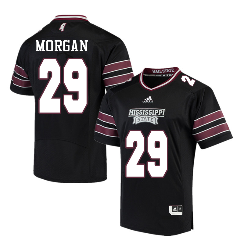 Men #29 C.J. Morgan Mississippi State Bulldogs College Football Jerseys Sale-Black